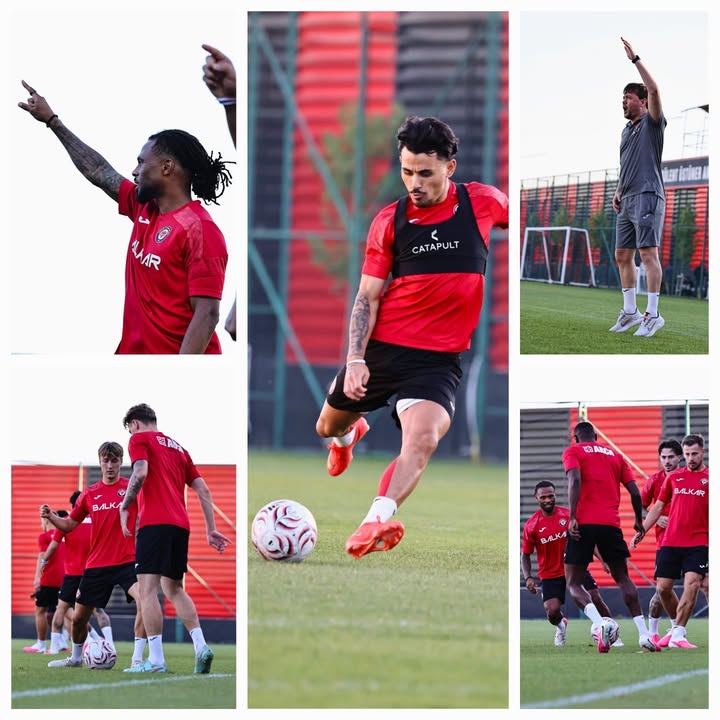 ⚽ ÇORUM FK, KASIMPAŞA MAÇINA HAZIR Çorum FK, Trendyol Süper Lig’in 2. haftasında sahasında karşılaşacağı Kasımpaşa maçının hazırlıklarını tamamladı. Kırmızı-siyahlı ekip, Teknik Direktör Uğur Uçar yönetiminde gerçekleştirdiği son antrenmanla hazırlıklarını noktaladı. Çorum FK, 22 Ağustos Cumartesi günü saat 19.00’da Kasımpaşa’yı konuk edecek. Süper Lig’deki ilk iç saha maçına çıkacak olan kırmızı-siyahlı ekip, karşılaşmadan galibiyetle ayrılmayı hedefliyor. Kaynak: İhlas Haber Ajansı (İHA) #çorum