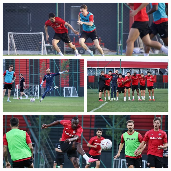 ⚽ ÇORUM FK, BEŞİKTAŞ MAÇININ HAZIRLIKLARINI SÜRDÜRDÜ Çorum FK, Trendyol Süper Lig’in 3. haftasında karşılaşacağı Beşiktaş maçının hazırlıklarına bugün yaptığı antrenmanla devam etti. Kırmızı-siyahlı ekip, günün ilk çalışmasını spor salonunda gerçekleştirdi. Tüm futbolcuların katıldığı antrenmanda kuvvet çalışması yapıldı. Antrenmanın ikinci bölümünde ise taktik ağırlıklı çalışmalar gerçekleştirildi. Pas çalışmasının ardından dar alan oyunu oynayan futbolcular, üç takım halinde yapılan maçla günü tamamladı. Öte yandan kulüpte yönetim kurulunda görev değişikliğine gidildi. Dış İlişkiler, Medya ve Tesis Yönetimi’nden sorumlu yönetim kurulu üyesi Hikmet Burhan Kaya’nın, özel sektördeki iş yoğunluğu nedeniyle görevinden ayrıldığı açıklandı. Kulüp, Kaya’ya bugüne kadarki hizmetlerinden dolayı teşekkür ederken, söz konusu göreve Genel Sekreter Tuğrul Topuz’un vekalet edeceğini duyurdu. Kaynak: İhlas Haber Ajansı (İHA) #çorum